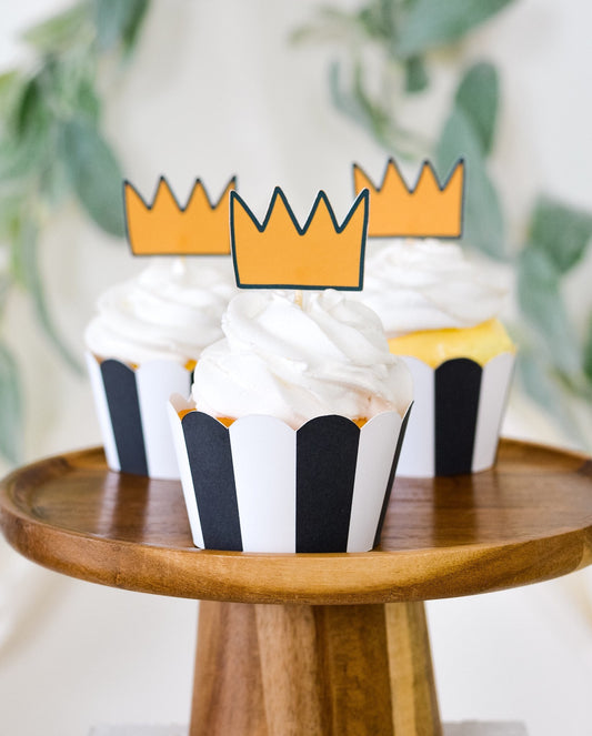 Wild Things Cupcake Toppers, set of 5, view 2