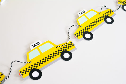 New York Taxi Garland, view 2