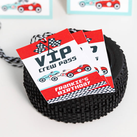 Personalized Race Car VIP Passes, view 2