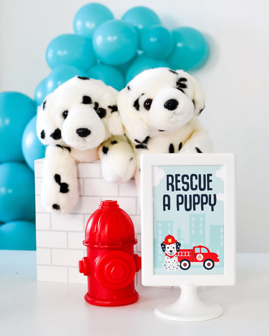 Rescue a Puppy Firetruck Sign, view 2