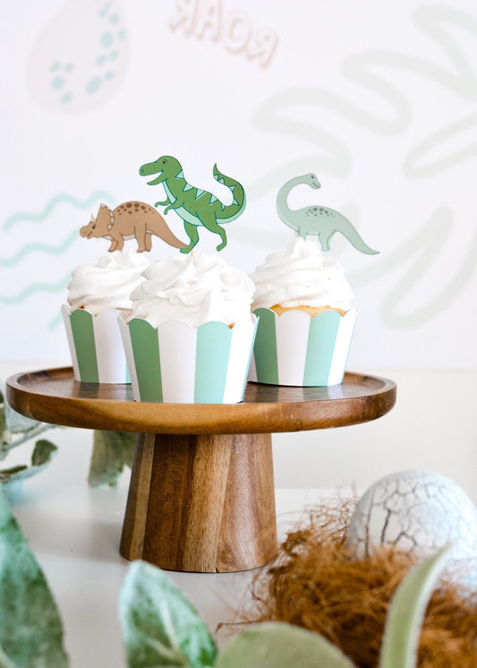 Dinosaur Cupcake Toppers
