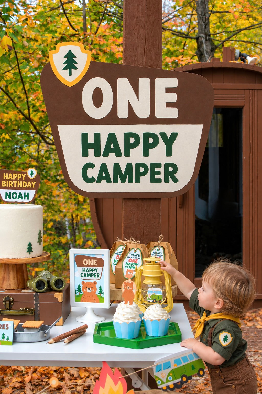 Real One Happy Camper Party photo