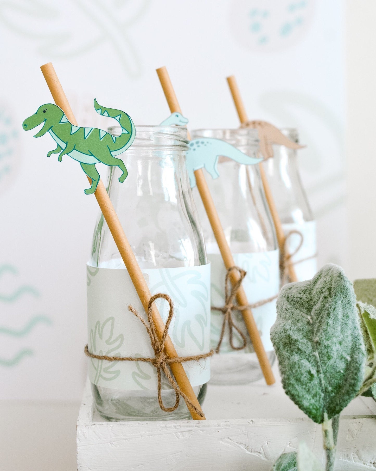 Dinosaur Paper Straws