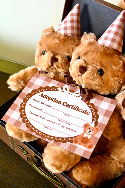 Teddy Bear Adoption Certificate Printable, view 5