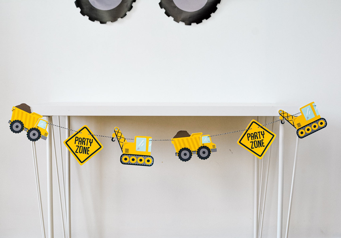 Construction Party Garland