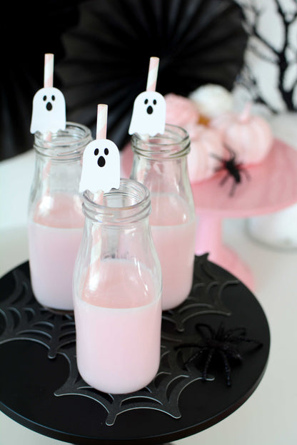 Ghost Halloween Straws, set of 5