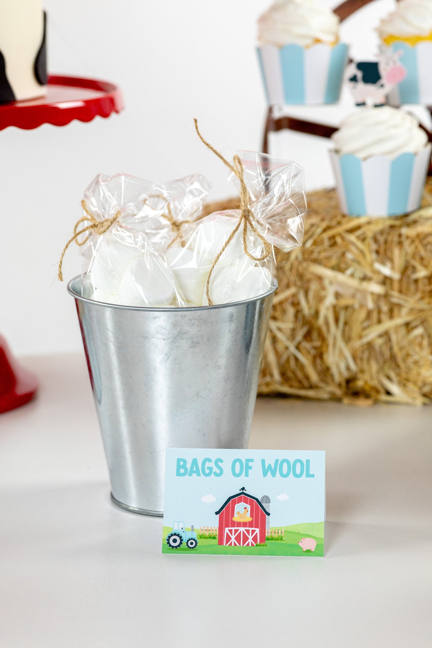 Personalized Farm Tent Cards
