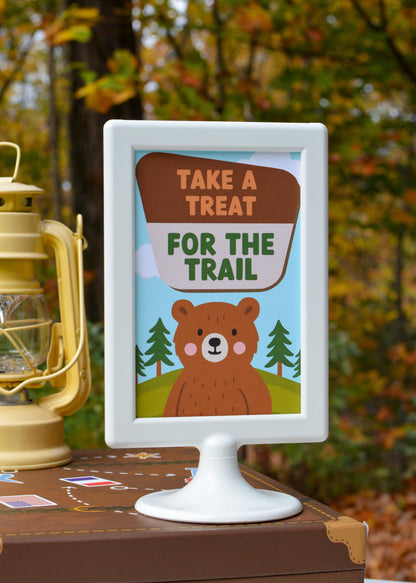 One Happy Camper Trail Treat Sign, view 2