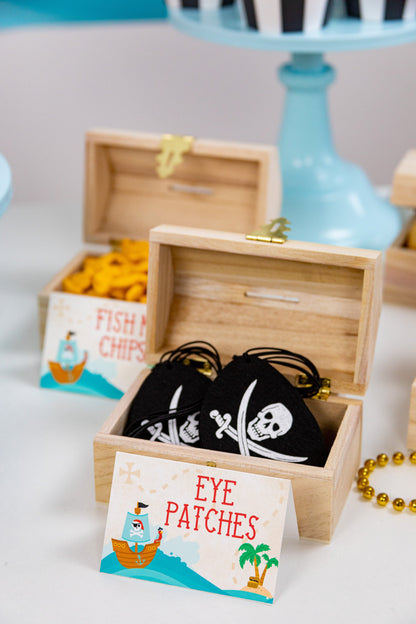 Personalized Pirate Tent Cards, set of 4, view 4