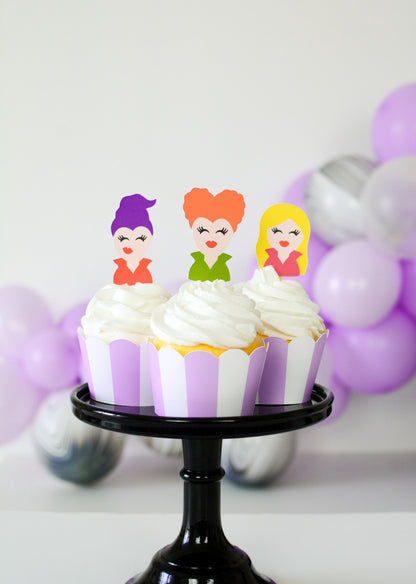 Hocus Pocus Cupcake Toppers, set of 5, view 2