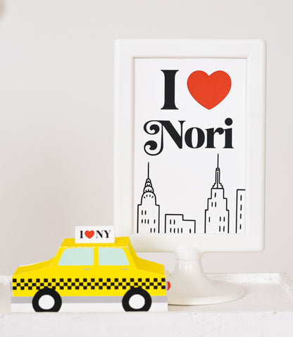 Personalized I Love New York Sign, view 3