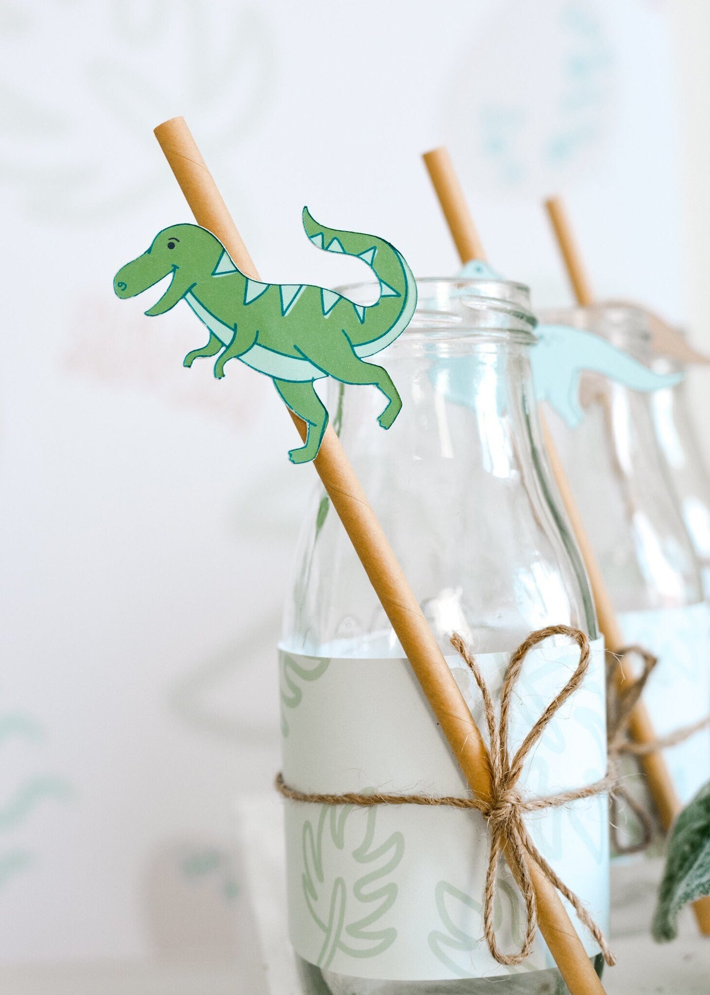 Dinosaur Paper Straws