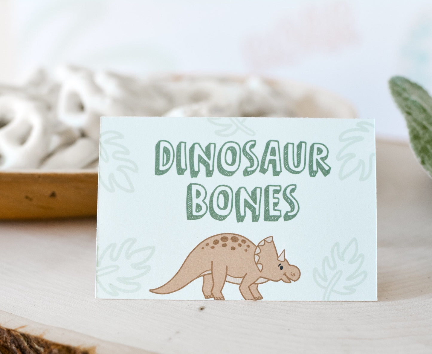 Dinosaur Tent Cards