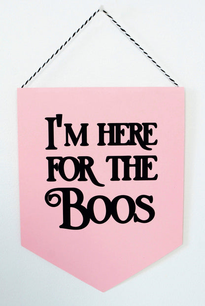 Here for the Boos Halloween Sign, view 3