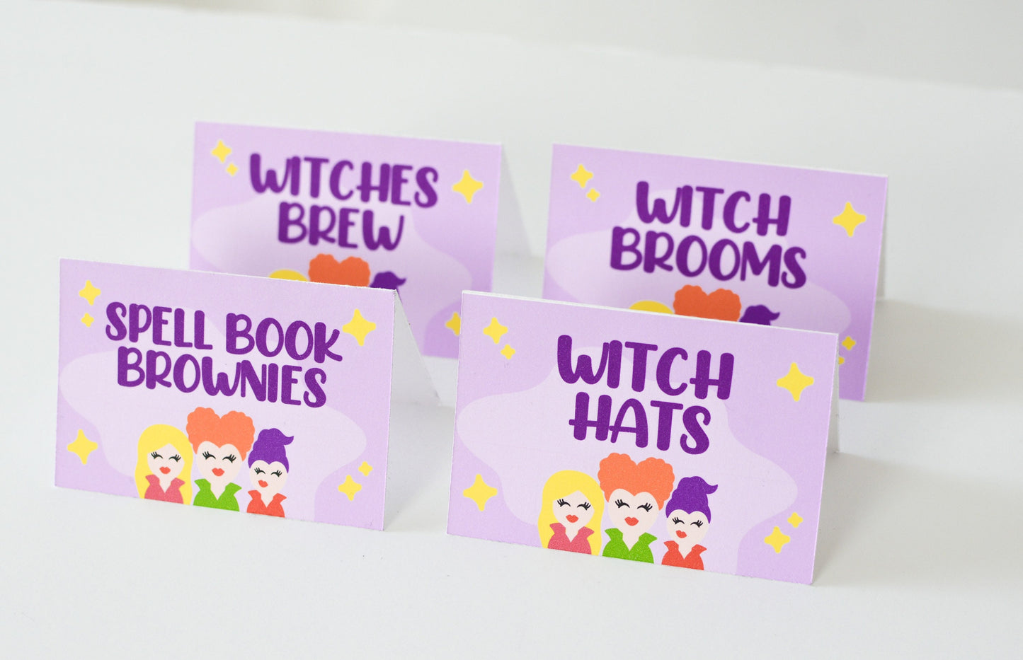 Personalized Hocus Pocus Tent Cards