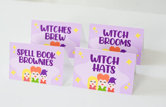 Personalized Hocus Pocus Tent Cards
