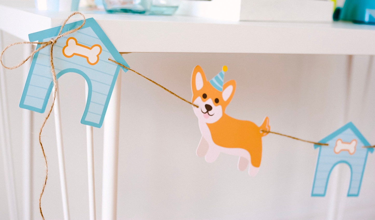 Corgi Party Garland
