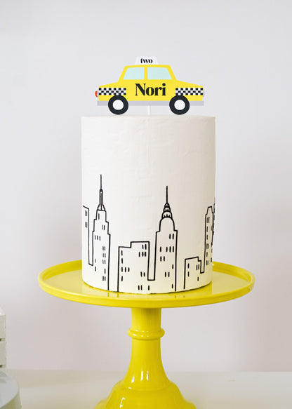 New York Taxi Cake Topper, view 6