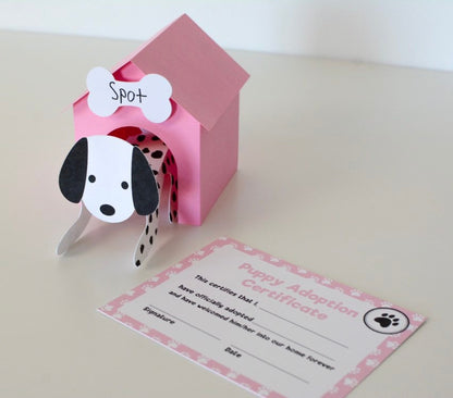 Printable Adopt a Puppy Activity Template, view 7