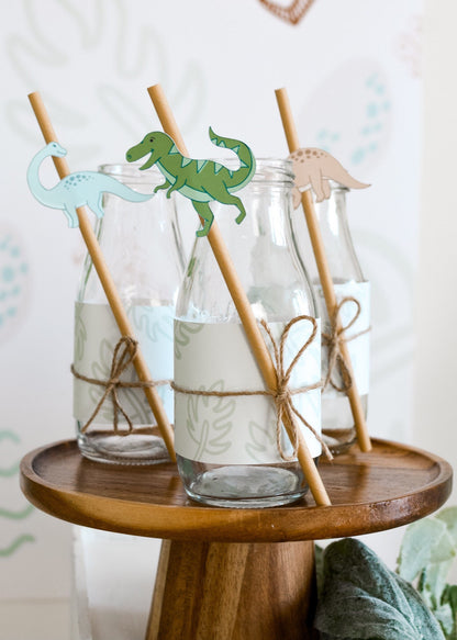 Dinosaur Paper Straws, set of 5, view 9