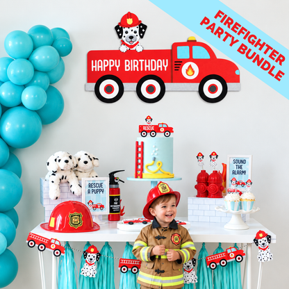 Personalized Firefighter Party Bundle cover