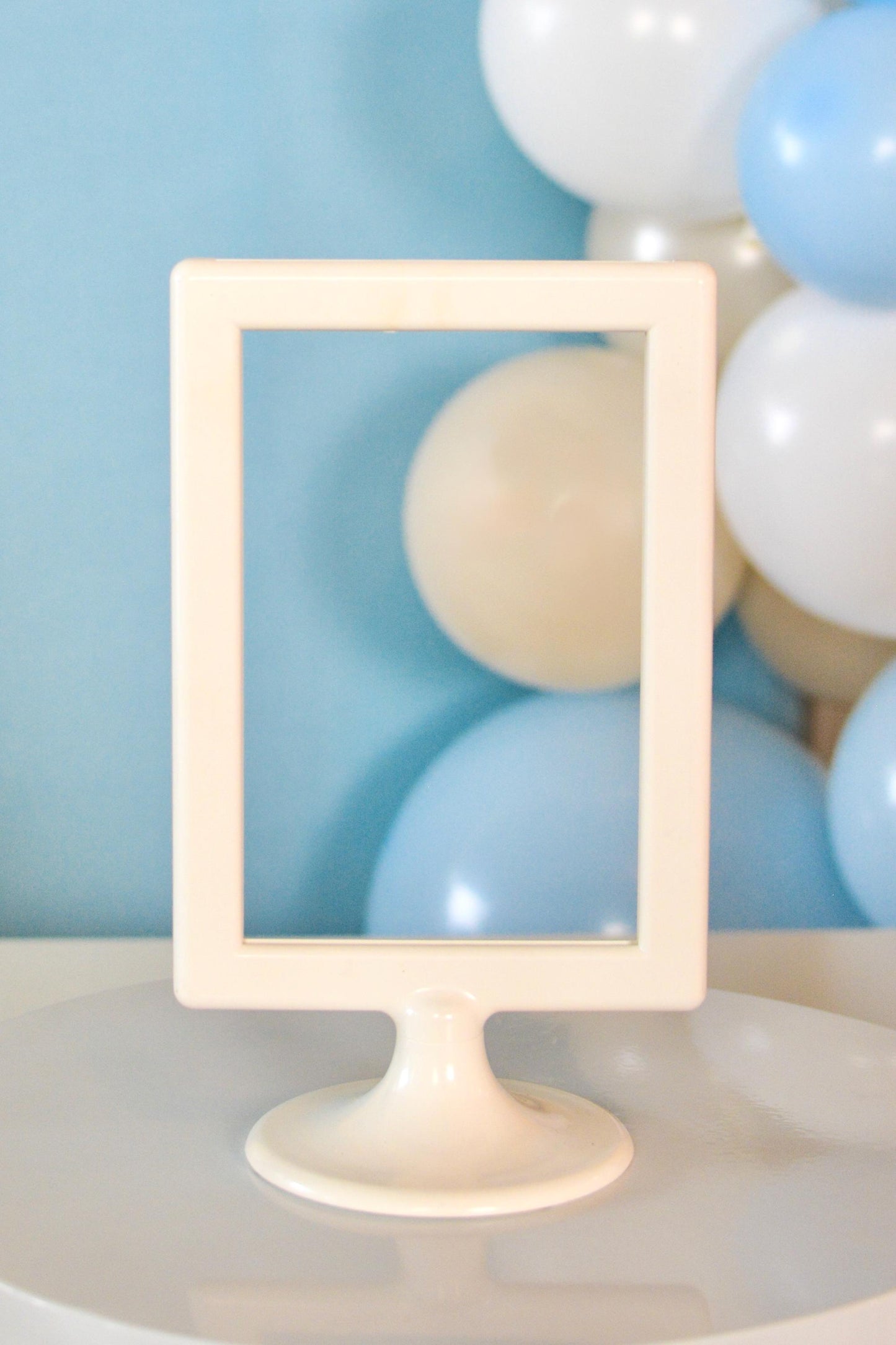 White Tabletop Picture Frame 4x6