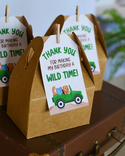 Safari Jungle Party Gift Tags, view 4