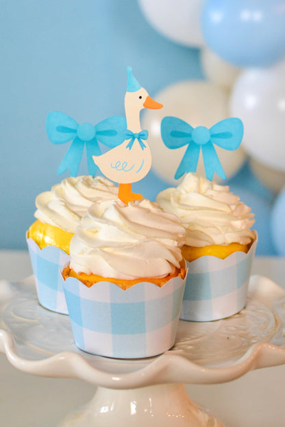One Silly Goose Cupcake Toppers, set of 5, view 2