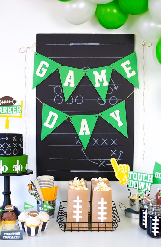 Football Game Day Party Banner, view 2