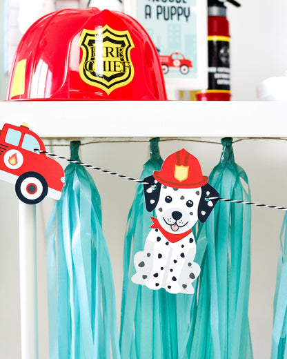 Firefighter Party Garland, view 3