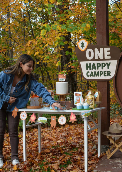 One Happy Camper Party Banner Garland, view 8
