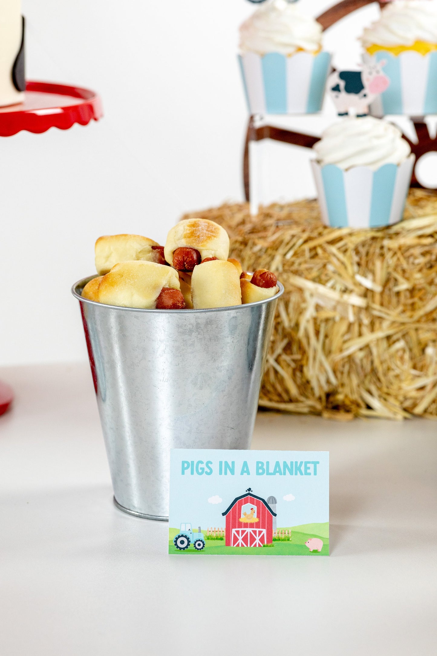 Personalized Farm Tent Cards