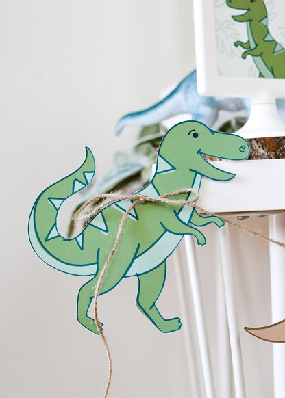 Dinosaur Party Garland, view 5