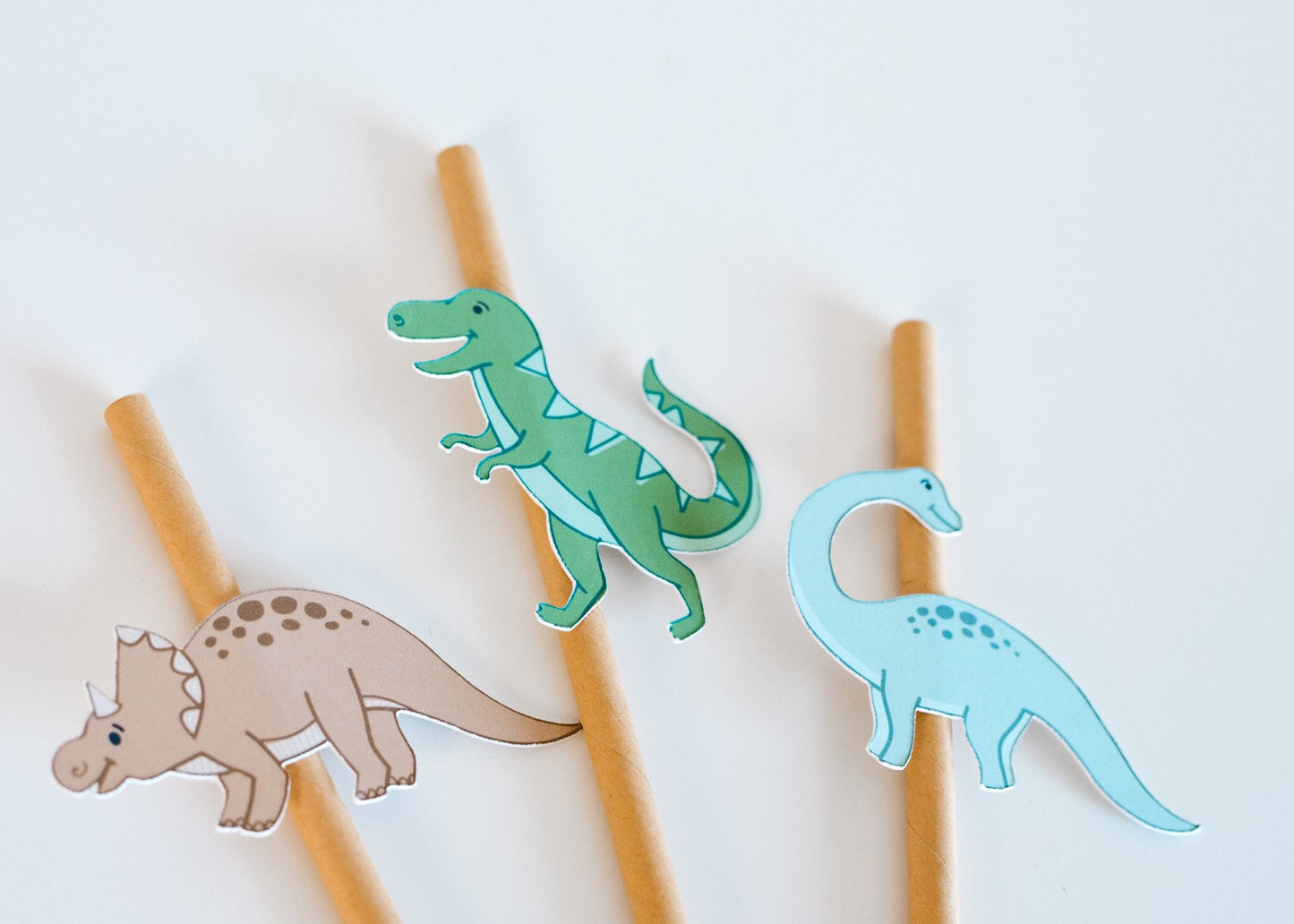 Dinosaur Paper Straws