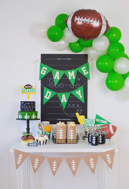 Personalized Football Cake Topper, view 5