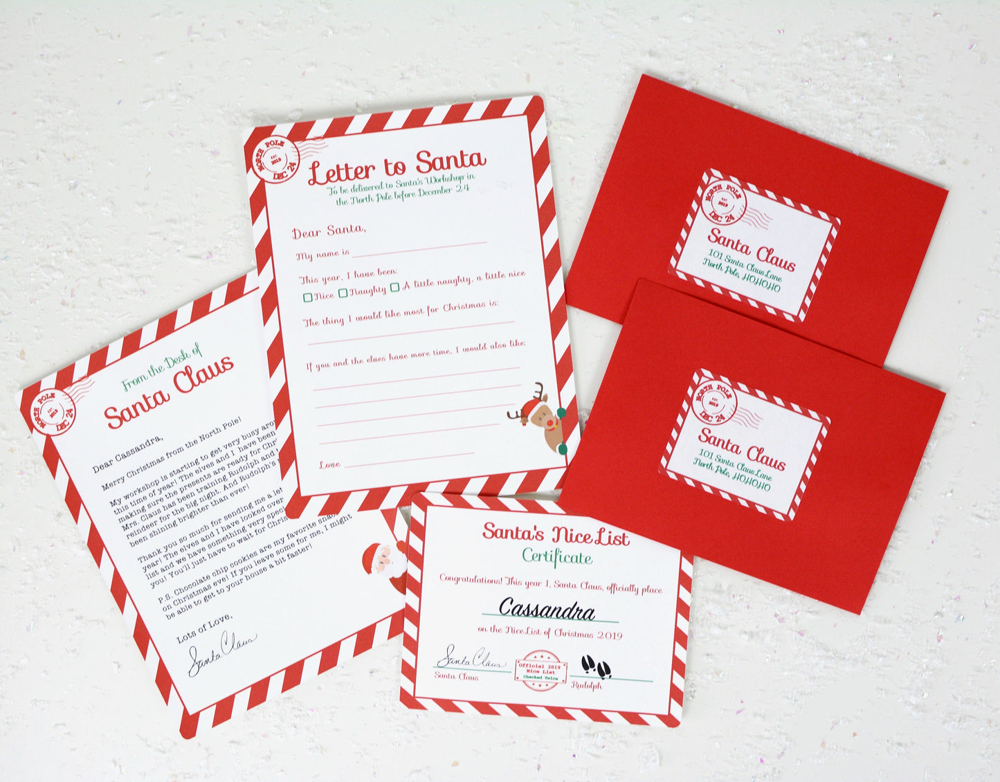 Personalized Santa Letter Kit