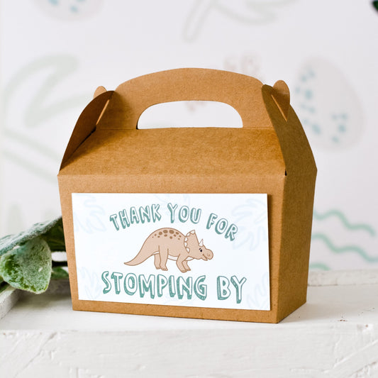 Dinosaur Sticker Gift Tags