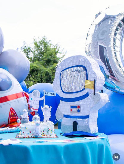 Personalized Astronaut Cake Topper, view 7