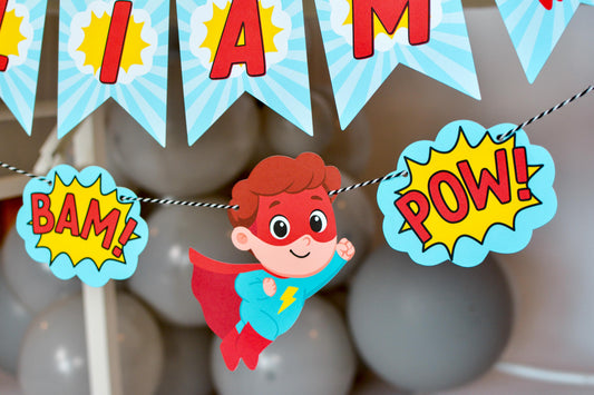 Superhero Garland, view 2
