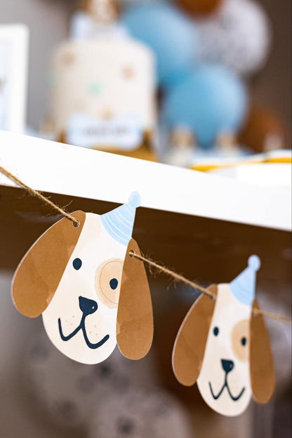 Puppy Dog Birthday Banner
