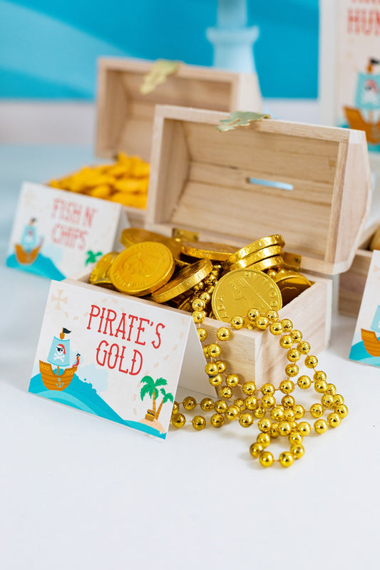 Personalized Pirate Tent Cards