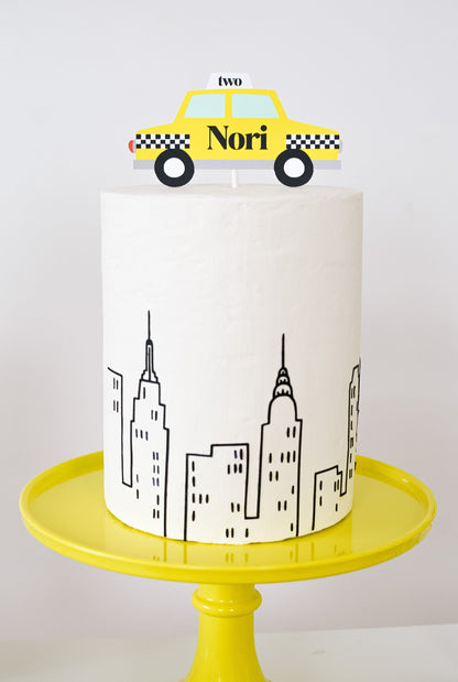 New York Taxi Cake Topper, view 4