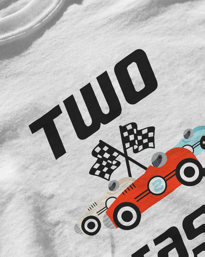 Two Fast Race Car Birthday Shirt, view 7