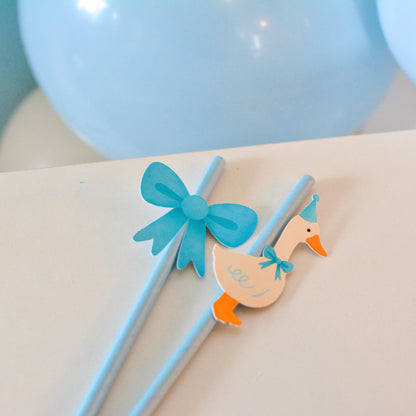 One Silly Goose Paper Straws, set of 5, view 8