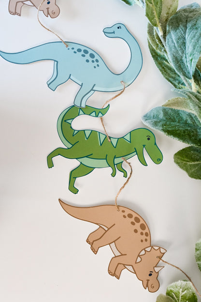 Dinosaur Party Garland, view 2