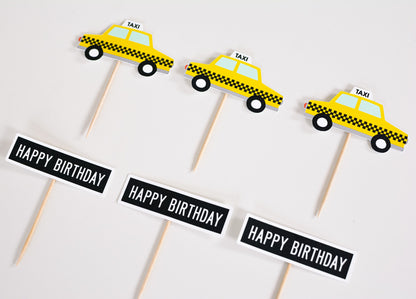 New York City Cupcake Toppers, set of 5, view 4