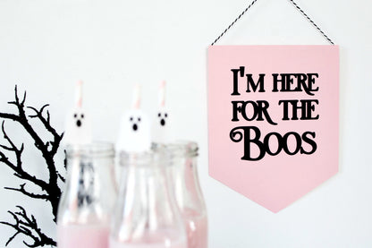 Here for the Boos Halloween Sign, view 2