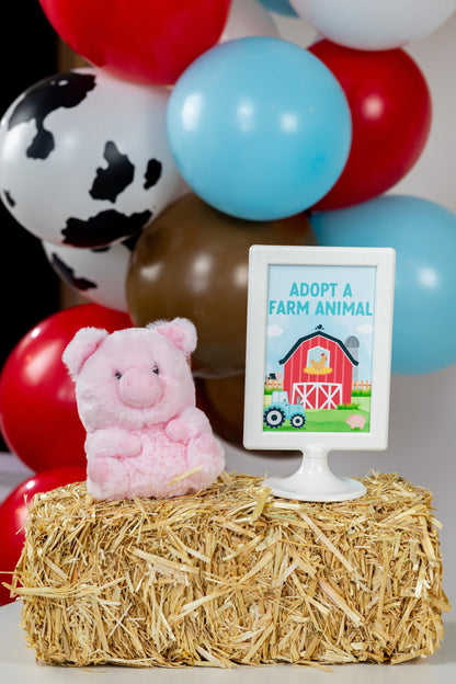 Adopt a Farm Animal Party Sign