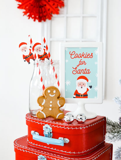 Cookies for Santa Party Sign, view 4