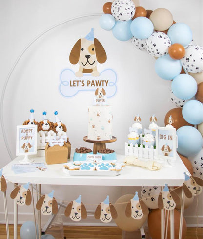 Puppy Dog Birthday Banner, view 4